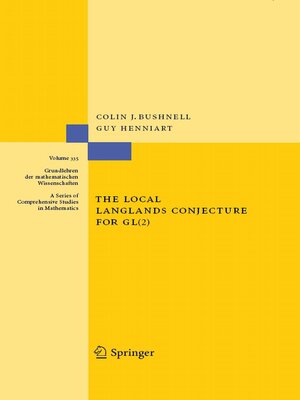 cover image of The Local Langlands Conjecture for GL(2)